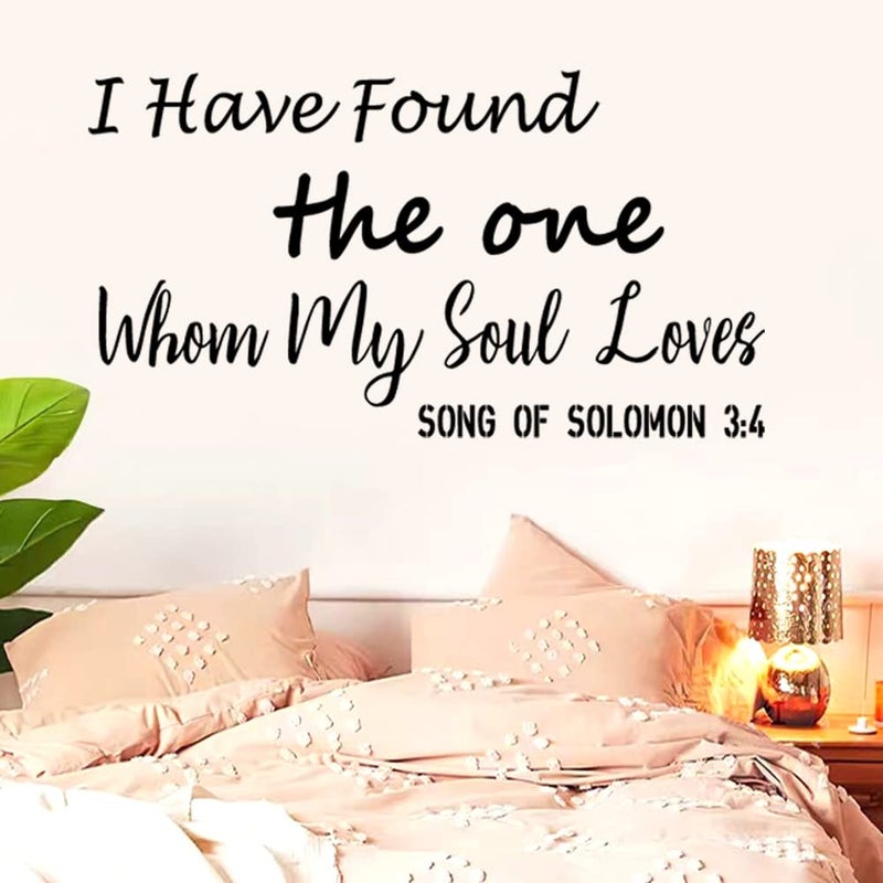 Casa Decor Bible Verse Wall Decals - Vinyl Quotes Stickers Inspirational Peel & Stick Decor for Living Room, Bedroom, Office, Bathroom - Image 2
