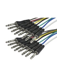 Monoprice 8-Channel 1/4-Inch TRS Male to 1/4-Inch TRS Male Snake Cable - 20 Feet, 26AWG, 8 Balanced Mono and Unbalanced Stereo Lines  - Image 1