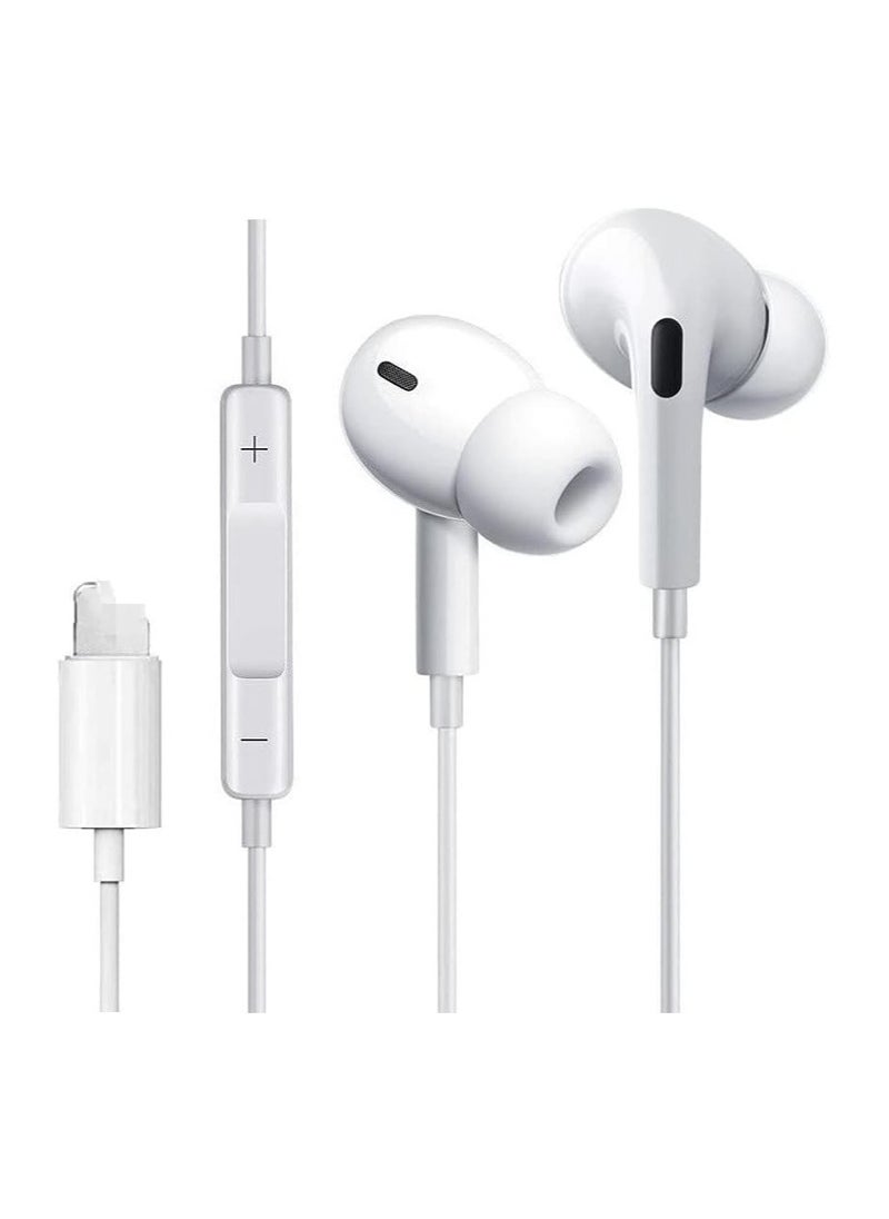 ELTRAZONE - Wired Earphones for iPhone 12 Pro with Microphone and Volume Control, Active Noise Cancellation Earbuds in Ear Headphones Compatible with iPhone 8/8plus X/Xs/XR/Xs max/11/12/pro/se - Image 1