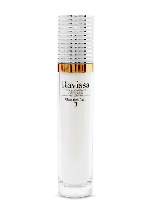 Ravissa II Moisturizing Cleansing Foam 80ml – Deep Hydration & Gentle Skin Prep