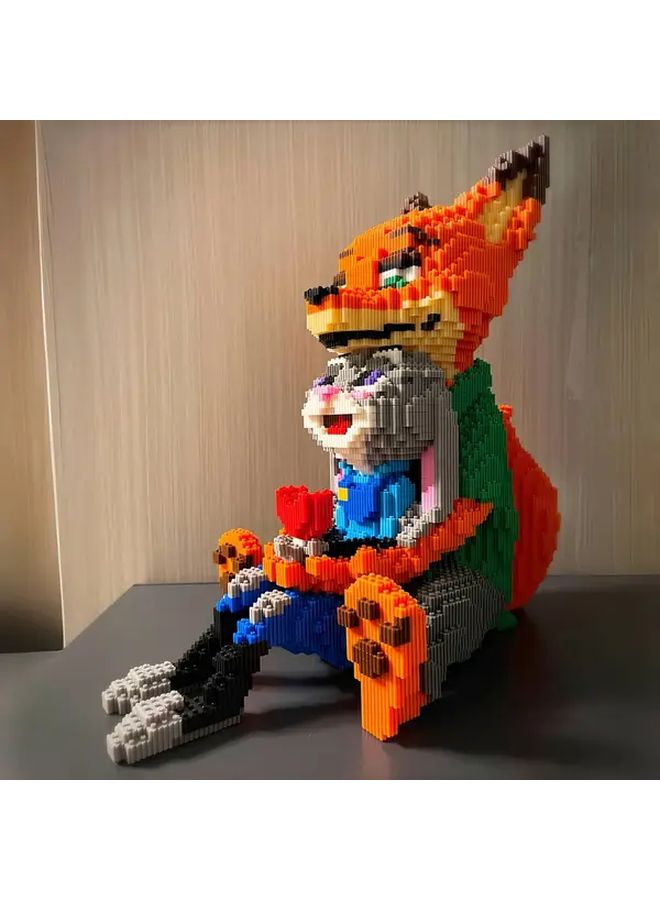 LS8024 4800pcs Zootopia Judy Nick 3D Puzzle DIY Interlocking Blocks Birthday Christmas Gift - Image 3