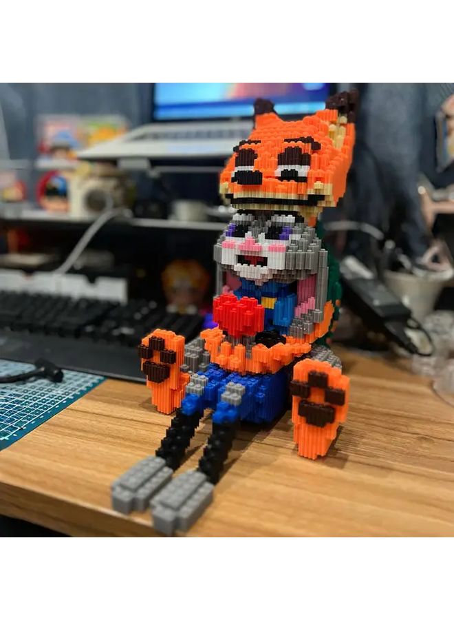 LS8024 4800pcs Zootopia Judy Nick 3D Puzzle DIY Interlocking Blocks Birthday Christmas Gift - Image 4