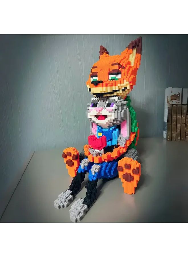 LS8024 4800pcs Zootopia Judy Nick 3D Puzzle DIY Interlocking Blocks Birthday Christmas Gift - Image 2