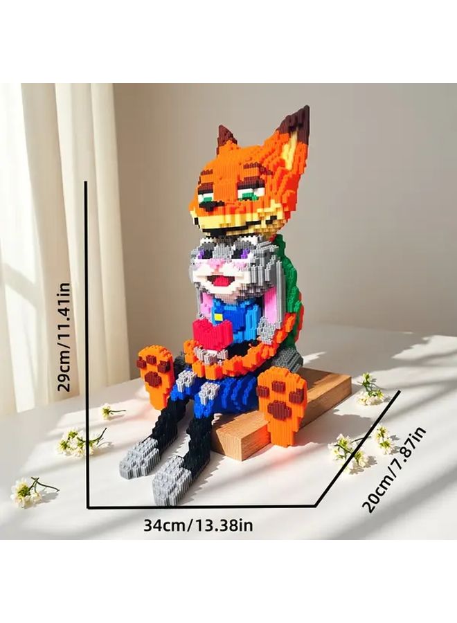 LS8024 4800pcs Zootopia Judy Nick 3D Puzzle DIY Interlocking Blocks Birthday Christmas Gift - Image 1