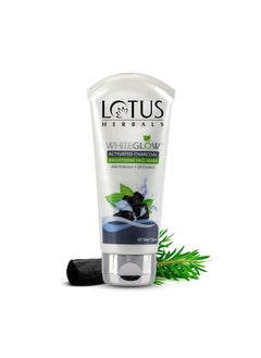 Lotus Herbals WhiteGlow Activated Charcoal Brightening Facewash Anti Pollution Oil Control 100gm 