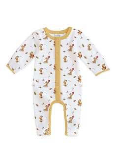 LUAY 100% Cotton Full Sleeves Giraffe Printed Baby Romper,Bodysuit Jumpsuit for Baby Girls & Baby Boy 18-24 M  - Image 1