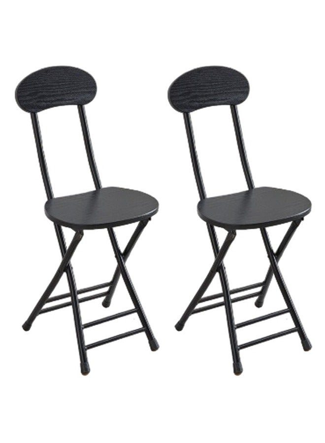 NKX Pack of 2 Portable Folding Chair for Home Dining and Outdoor Picnic Use  - Image 1