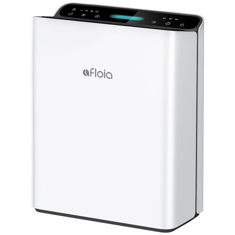 Afloia Air Purifier for Home Large Room Bedroom Up to 2000FtÂ² with PM2.5 Air Quality Monitor Smart Auto Mode, Washable Pre Filter Cleaner for Pet, Europa 2.0 - Image 1