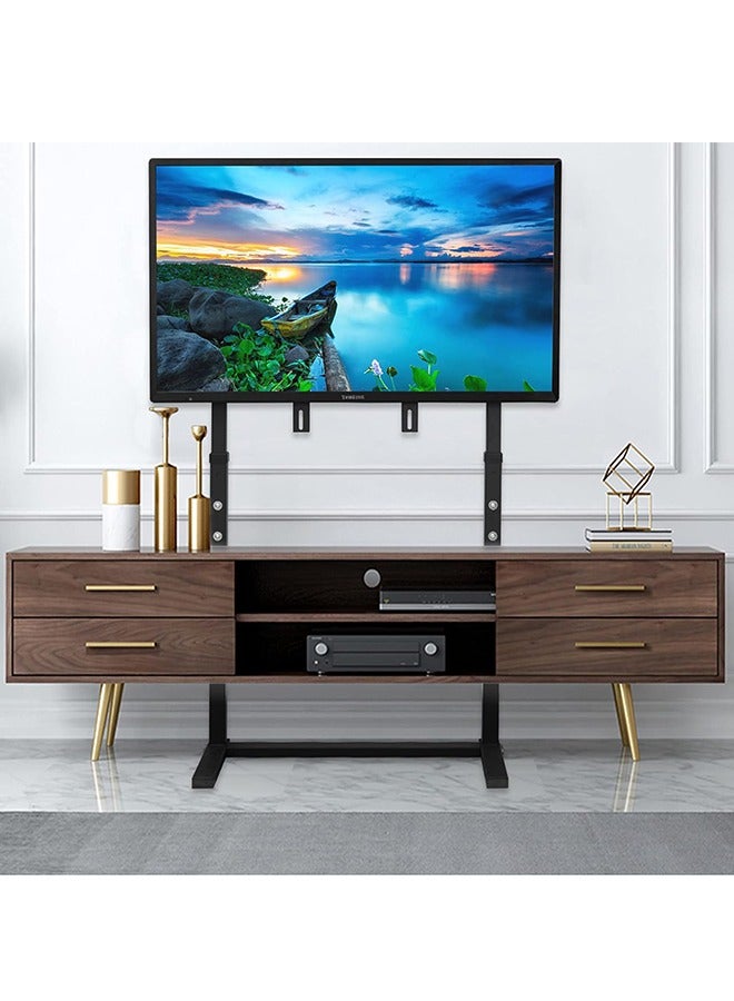 Floor TV Stand Bracket Free Standing TV Trolley Height Adjustable for 32”-100” Flat Panel LED LCD Screens Max VESA 800x400 up to Loading Weight 40KG - Image 3
