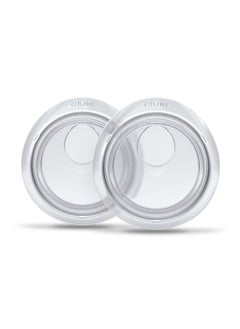 Catch Milk Collection Shells Collector | Set of Two Discreet Leak-Protection Silicone Cups, Reuse Your Milk | Reuseable Breast Shells Collect Up to 1oz | No More Wasted Milk or wasteful Breast Pads