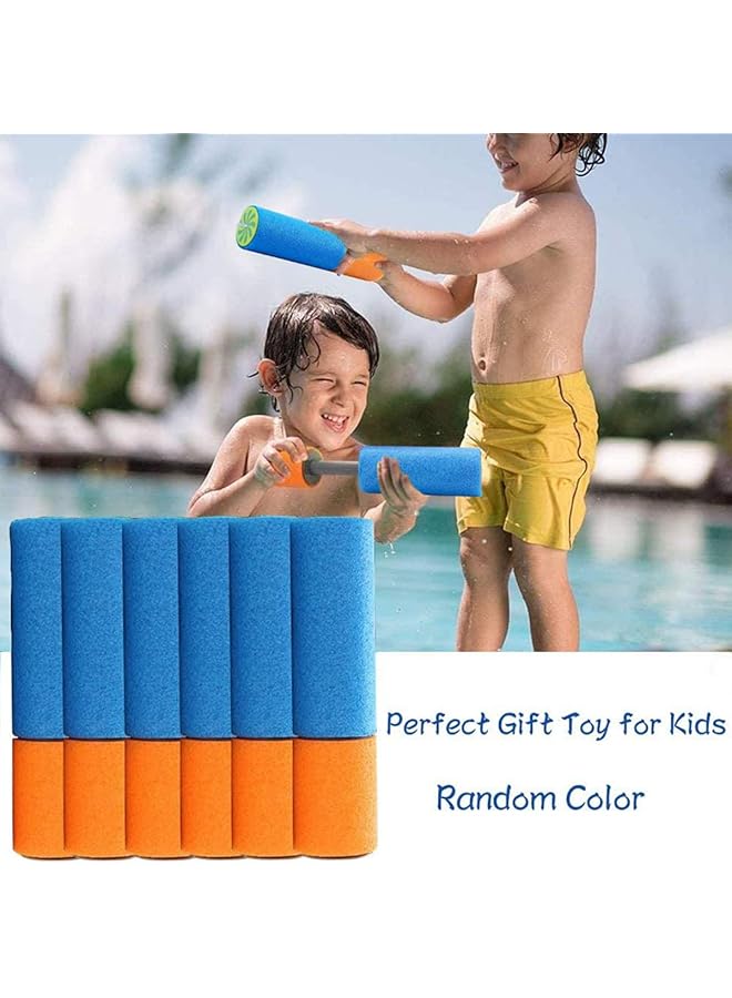 KASTWAVE Water Blaster Soaker Gun For Kids 6 Pack Foam Water Squirt Guns Shooter Noodles Pump Summer Pool Toys For Boys Girls & Adults Swimming Party Games Outdoor Beach Yard Play Game Toy - Image 3