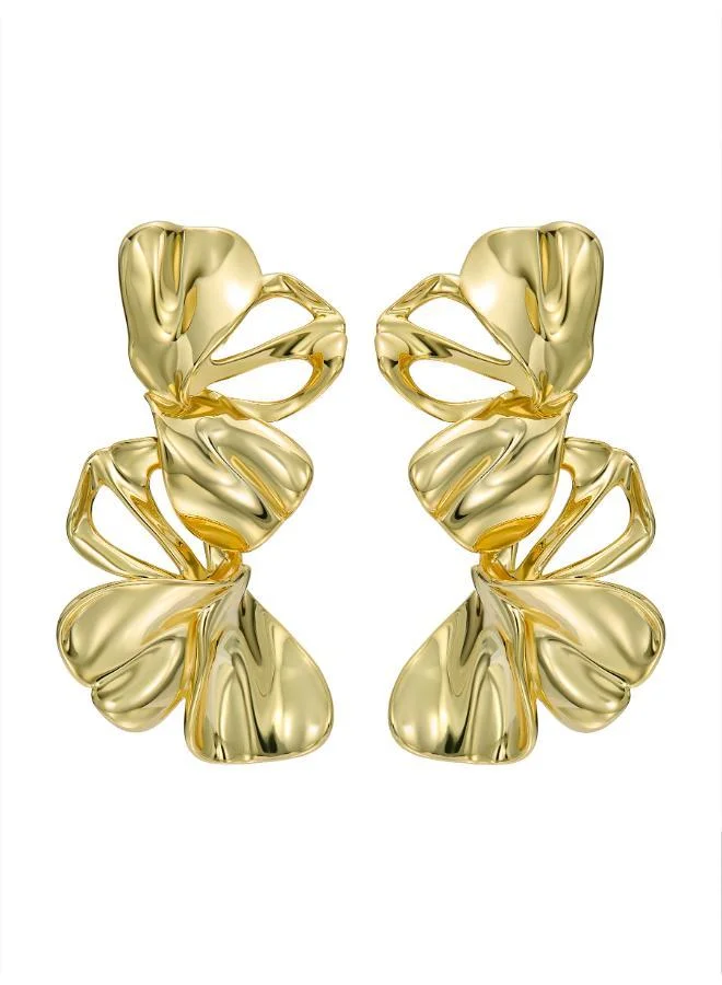 Ted Baker Leighanna Abstract Leaf Drop Earrings