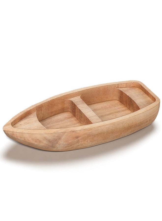 SHINEOFI Classic Wooden Boat Model Small Unfinished Wooden Canoe Mini Boat Figurine for DIY Craft Home Decor Nautical Party Decorations - Image 1