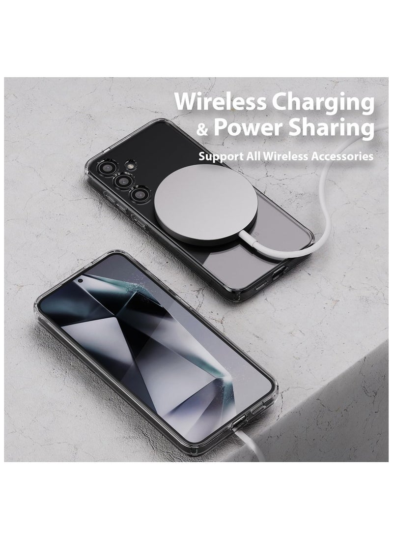 Clear Case for Galaxy S24 Plus [Shockproof, Anti-Yellowing, Magsafe]