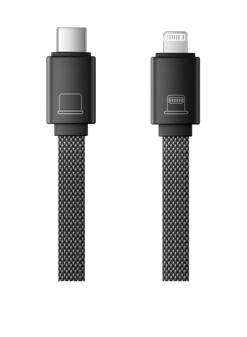 روموس كابل شحن بيانات نايلون مضفر USB-C إلى Lightning 3A بطول 15 سم - Image 3