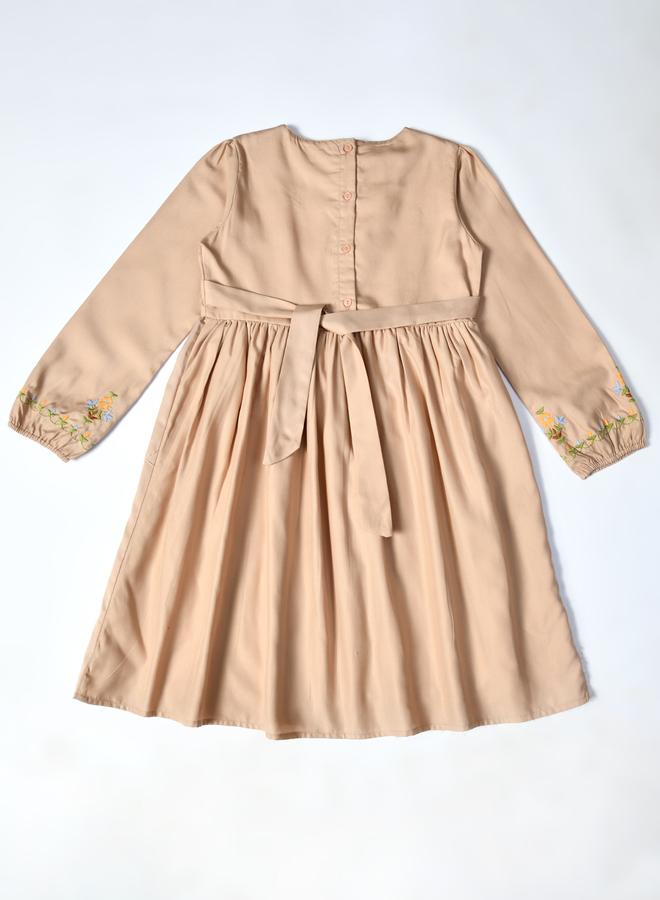 BELLA MODA Embroidered Tassel Dress - Image 3