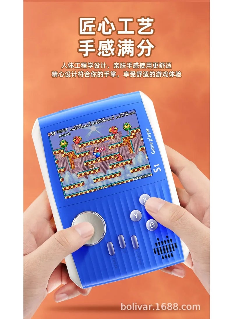 جهاز ألعاب محمول ثنائي اللاعبين من طراز Retro S1 (يتضمن ملصقات الباركود) - Image 5