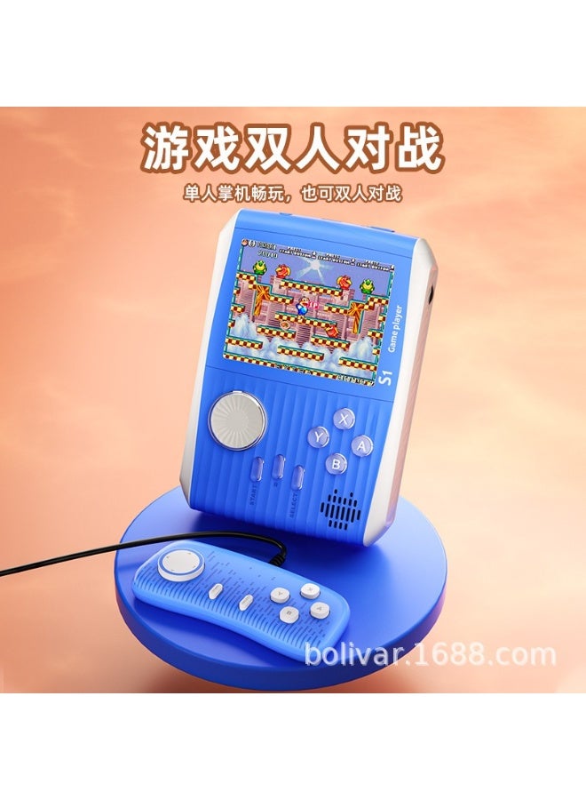 جهاز ألعاب محمول ثنائي اللاعبين من طراز Retro S1 (يتضمن ملصقات الباركود) - Image 3