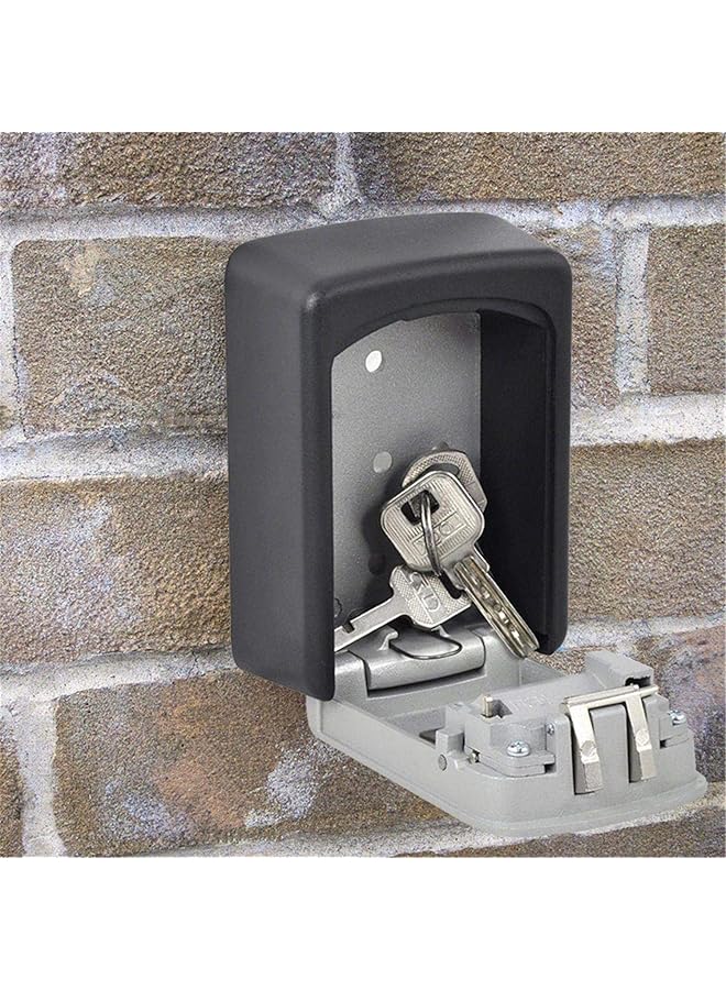 erorex Four Digit Code Lock Key Storage Lock Box Combination Key Safe Wall Mounted - Image 3