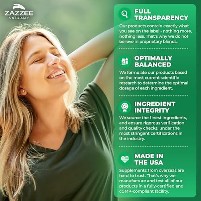 Zazzee Extra Strength Mucuna Pruriens 8:1 Extract, Minimum 20% L-Dopa, 1000 mg, 220 Vegan Capsules, 110 Day Supply, Concentrated and Standardized 8X Extract, 100% Vegetarian, All-Natural and Non-GMO - Image 5