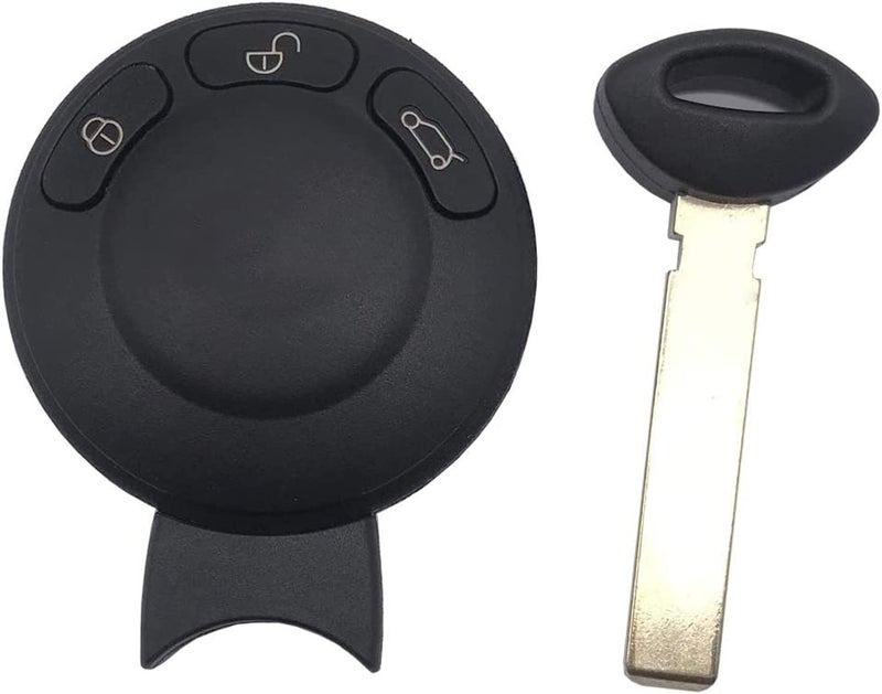 Arruweer 3 Buttons Key Fob Shell Case Fit for BMW Mini Cooper 2007-2014 Keyless Entry Remote Control Car Key Fob Cover Housing (1) - Image 2