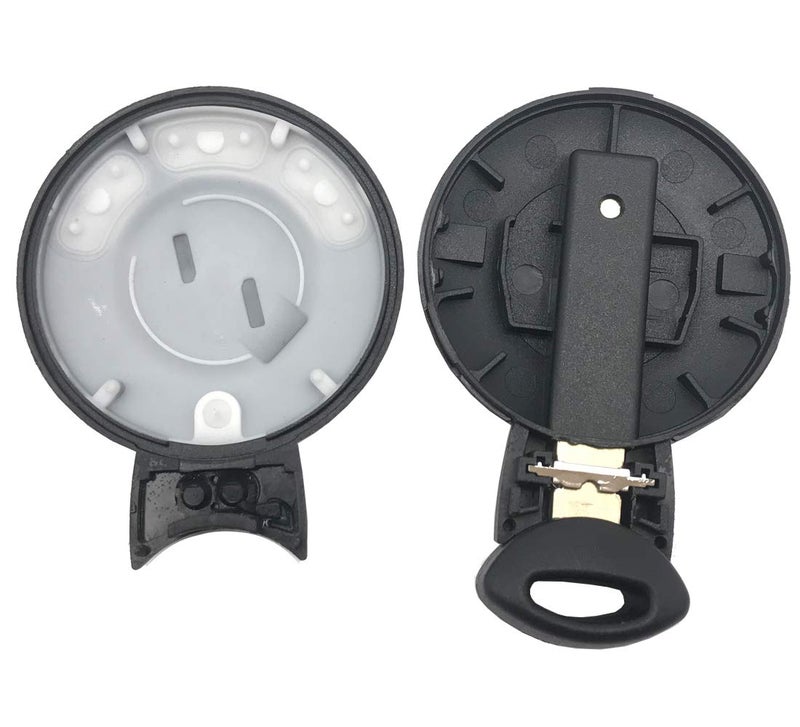 Arruweer 3 Buttons Key Fob Shell Case Fit for BMW Mini Cooper 2007-2014 Keyless Entry Remote Control Car Key Fob Cover Housing (1) - Image 4