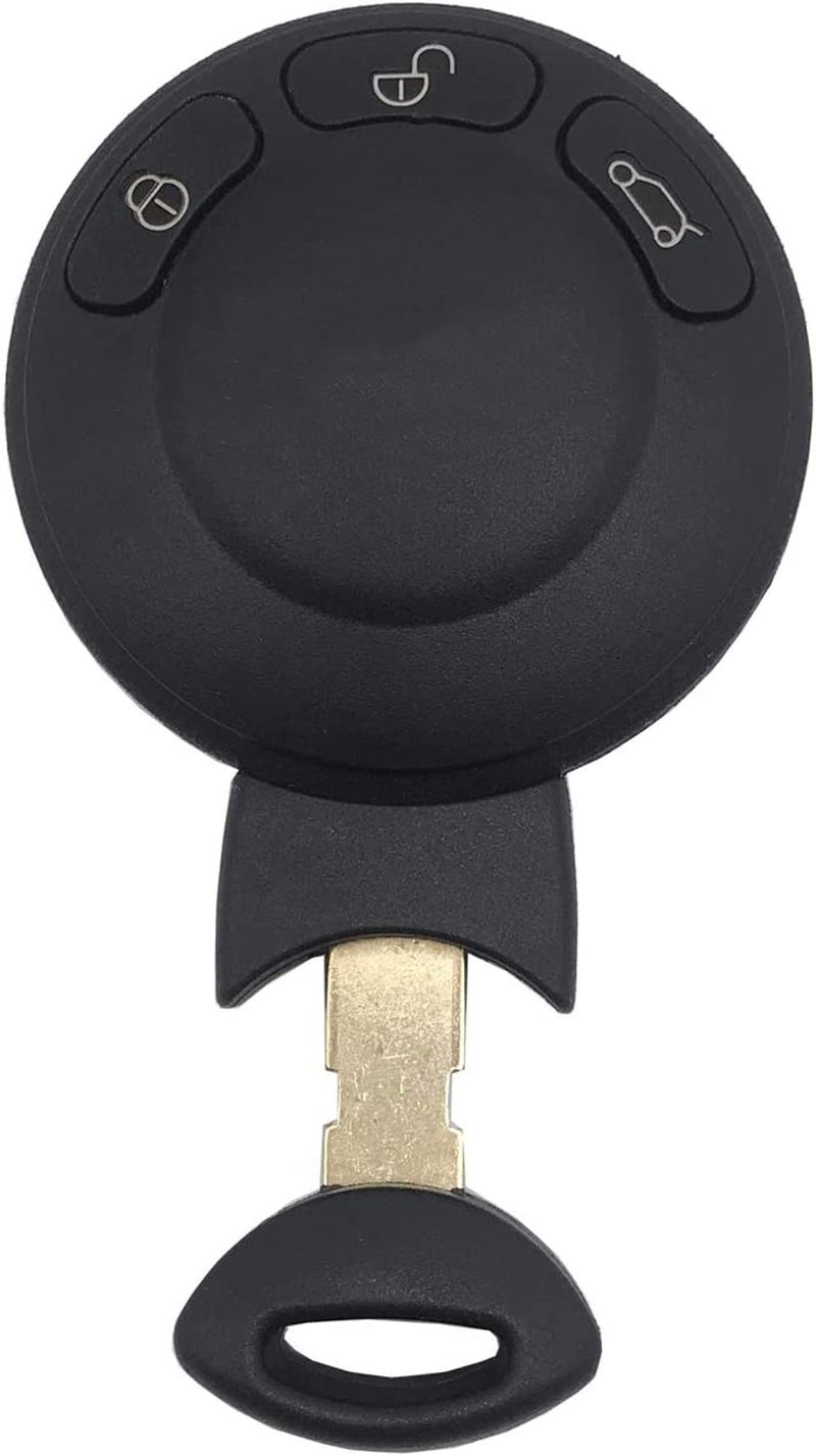 Arruweer 3 Buttons Key Fob Shell Case Fit for BMW Mini Cooper 2007-2014 Keyless Entry Remote Control Car Key Fob Cover Housing (1) - Image 3