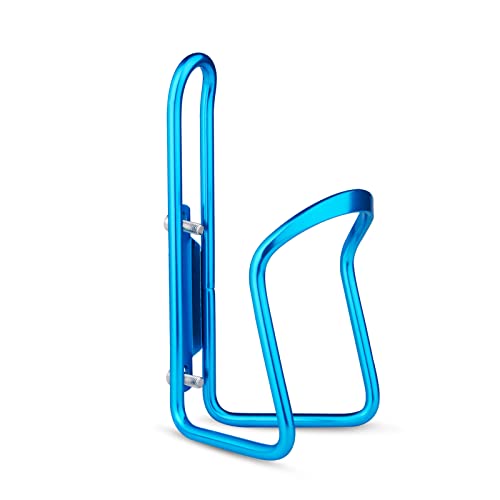 FiveBox Bike Water Bottle Holder, 1Pack Lightweight Aluminum Alloy Cycling Bicycle Water Bottle Cage Holder Bracket for Outdoor Activities (Blue), Bike Accessories - Image 2