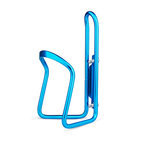 FiveBox Bike Water Bottle Holder, 1Pack Lightweight Aluminum Alloy Cycling Bicycle Water Bottle Cage Holder Bracket for Outdoor Activities (Blue), Bike Accessories - Image 1