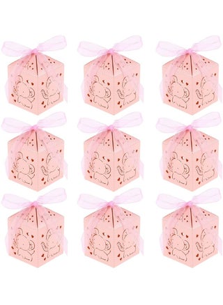 Elephant Candy Box Hollow Out Cartoon Animal Pattern Sweets Snack Chocolate Paper Box with Ribbon Table Centerpiece Decor for Birthday Baby Shower Pink(50pcs) - pzsku/ZD27B89DE928320F8F1B0Z/45/_/1717306553/d7a9cf27-4296-4c4d-846f-e146ab7073ac