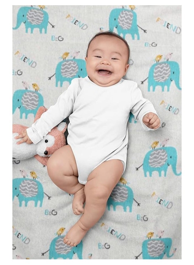 Nurtur - 100% cotton Knitted Baby Blanket TRHA24246 - Image 4