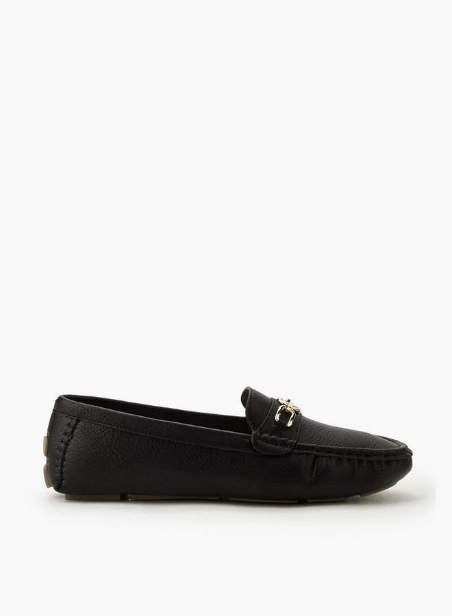 لو كونفورت Metal Accent Slip-On Comfort Moccasins