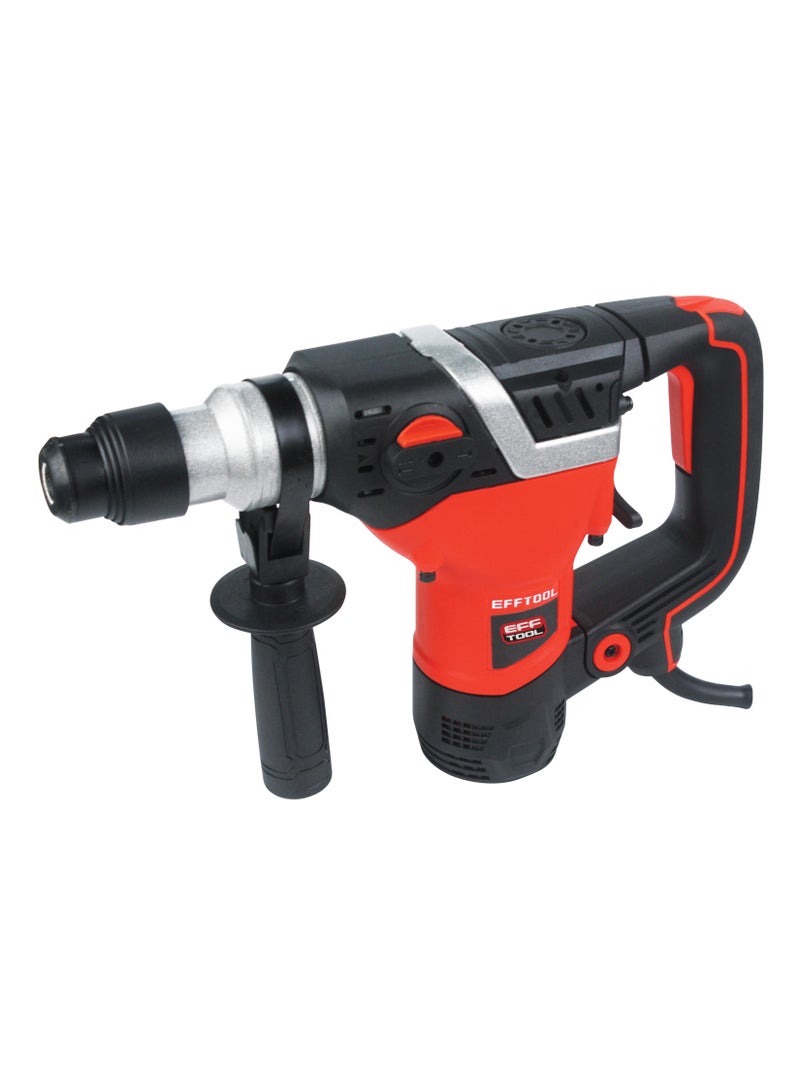 EFFTOOL Efftool Electric Rotary Hammer, 1250W, 780/Min Rated Impact, Concrete: 32mm Max Capacity, Hammer & Demolition, 1-Year Warranty 