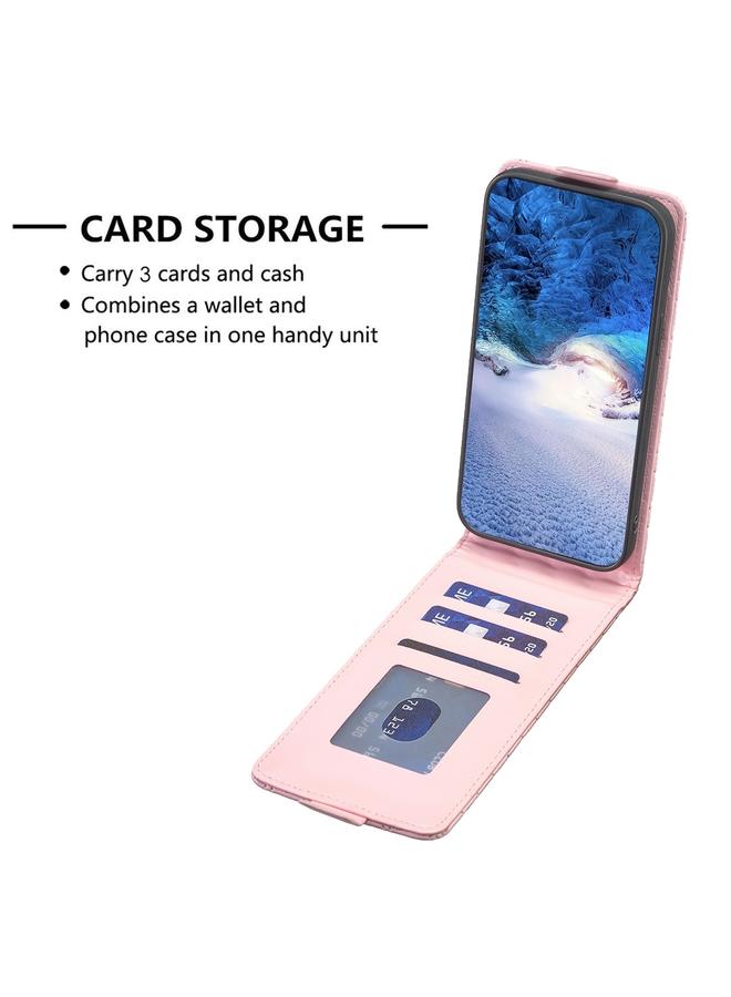 S-TOP Case For Nokia G21 / G11 Diamond Lattice Vertical Flip Leather Phone Case - Image 5