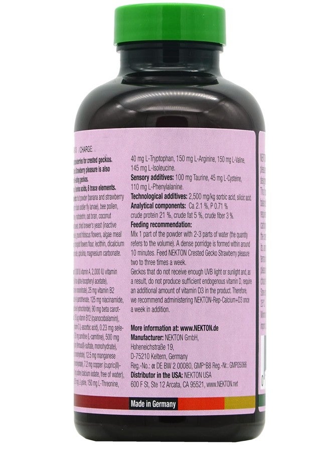 Nekton Crested Gecko Strawberry Pleasure Complete Diet 250g / 8.82oz - Image 3