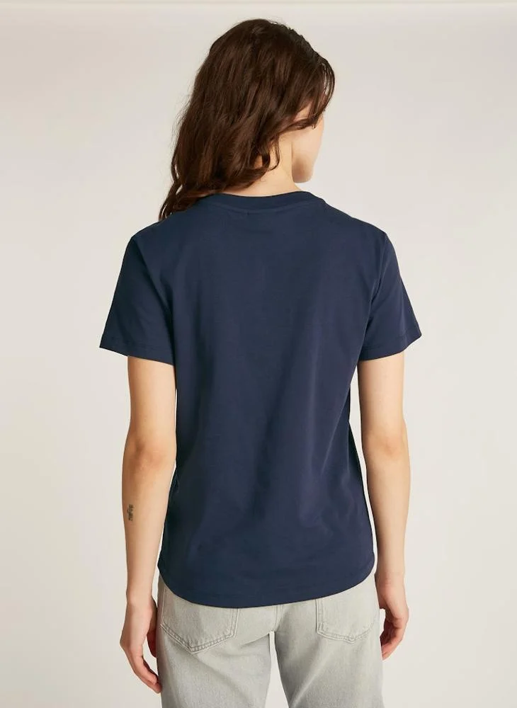 كالفن كلاين Logo Crew Neck T-Shirt