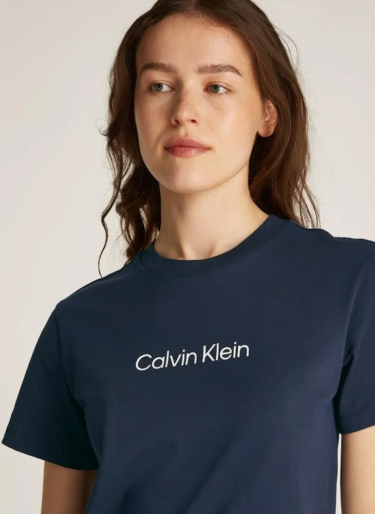 CALVIN KLEIN Logo Crew Neck T-Shirt