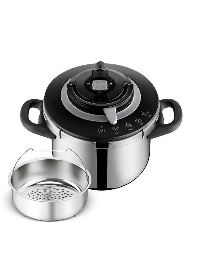 Tefal TEFAL Clipso+ CHEF 6L | Pressure Cooker | 4 Cooking Programs | Fast Cooking | One-Handed Lid | Made in France | 2 Years Warranty | P4550731