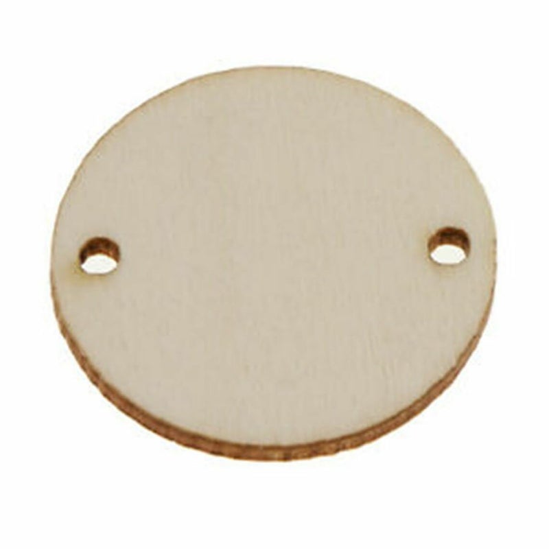 Haoser [50pcs]-Round Wooden Pine MDF Cutouts Unfinished Tags for Key Chain,Slices Crafts,Xmas Holiday Hanging Decorations,Painting Wood Craft,MDF Plains,Resin Art Work,MDF Board (3 Inch) - Image 4