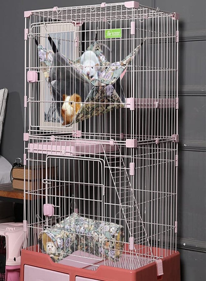 LEFTSTARER Guinea Pig Rat Corner Tunnel & Tubes Ferret Bunkbed Hammock, Guinea Pig Hideout for Hedgehog Piggy Hamster Hide, Small Animal Pet Toys and Cage Accessories (3.Corner Tunnel) - Image 4