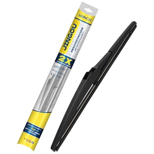 JINGOU 16 Inch Rear Wiper Blade Compatible with Toyota Prius 20222004 Back Windshield Wipers16A - Image 1