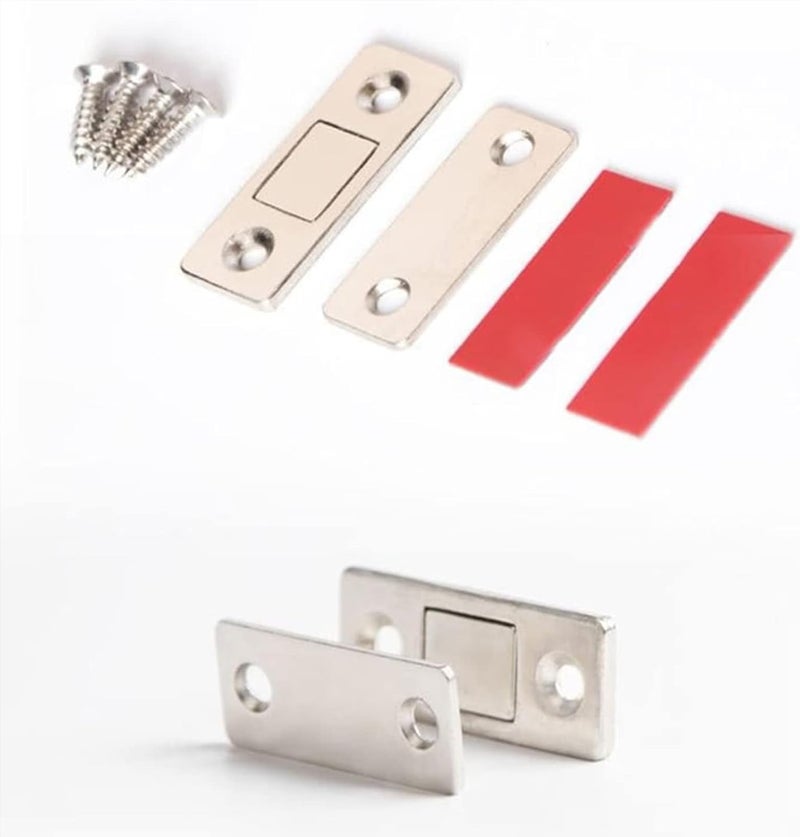 comfrt Ultra-Thin Invisible Cabinet Door Magnets - Kitchen Closet Door Closing Magnetic Door Catch Closer - Punch-Free Cabinet Magnetic Catch for Drawer (6 Color(6PC)) - Image 4