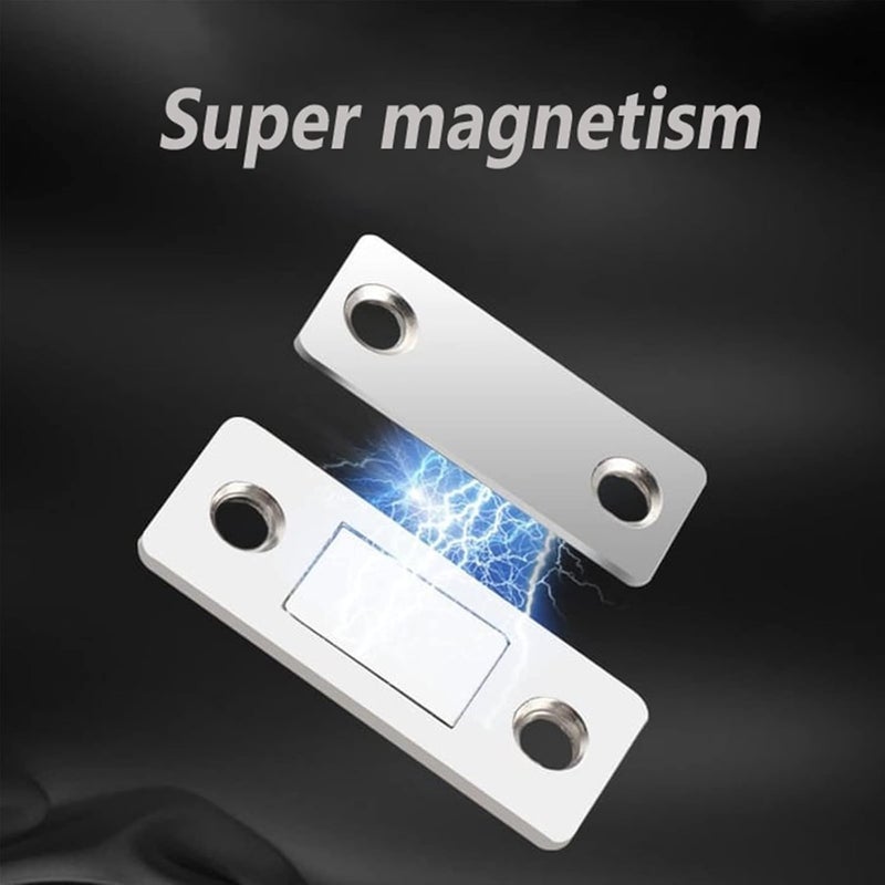comfrt Ultra-Thin Invisible Cabinet Door Magnets - Kitchen Closet Door Closing Magnetic Door Catch Closer - Punch-Free Cabinet Magnetic Catch for Drawer (6 Color(6PC)) - Image 3