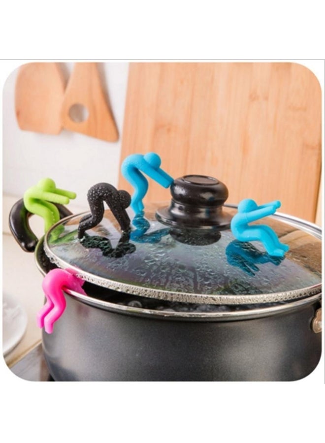 Anti Overflow Lid Device with Silicone Holder  - Image 2