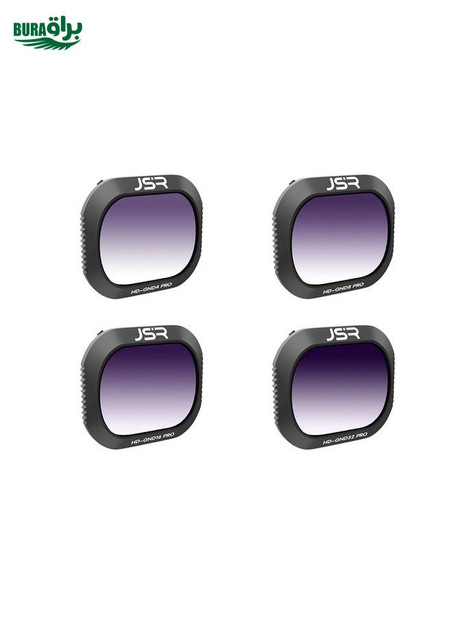 براق JSR Drone 4 in 1 Gradient Gnd4+Gnd8+Gnd16+Gnd32 Lens Filter for DJI Mavic 2 Pro  - Image 2