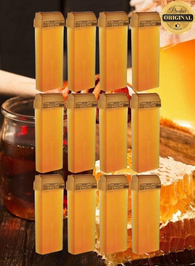 Spa System 12 Pieces Honey Depilatory Wax Refill Beige 100ml - Image 1