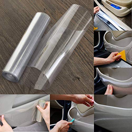 ERATO™ Self Adhesive Vinyl Wrap Sheet Film Car Sticker Waterproof Car Styling Wrap,Air Release Bubble Free Film (1 Ft x 48 in, Protective Film) - Image 1