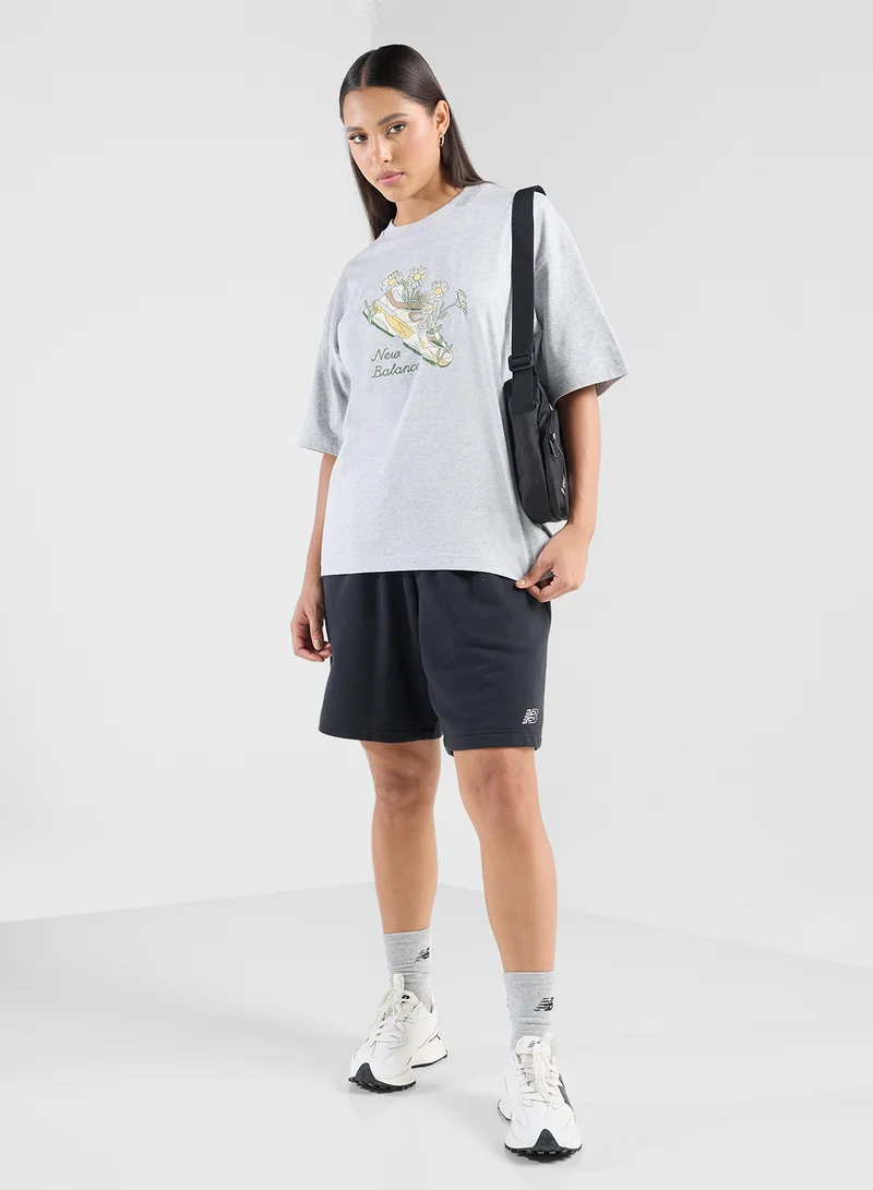 New Balance Flower Shoe T-Shirt