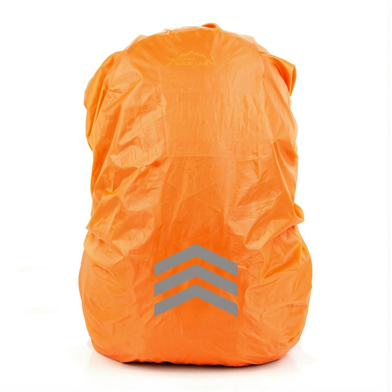 Backpack Rain Cover for Kids Students Cycling Commute Reflective 8-17L Black - Image 1