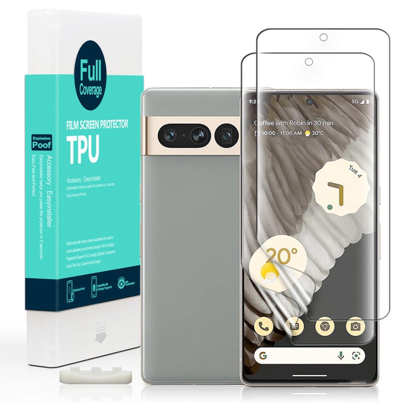 Ibywind For Google Pixel 7 Pro 5G 2 Pcs Screen ProtectorFlexible TPU FilmBubble FreeEasy to install - Image 2